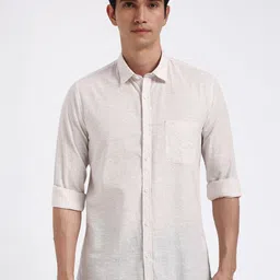 Peter England Casuals Men Slim Fit Spread Collar Floral Printed Cotton Shirt-image-40