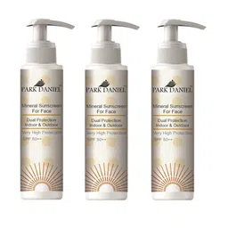Park Daniel Set Of 3 Mineral Sunscreen Moisturize With SPF 50++ -100ml Each image 1