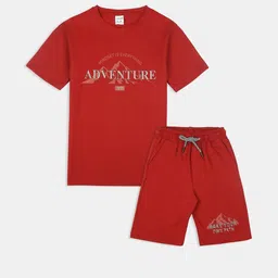 CAVIO Boys Printed T-shirt with Shorts-image-32