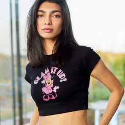 Bonkers Corner Glam It Up Baby Tee-image-44
