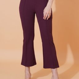 LECOWAR Women Non Iron Trousers-image-83