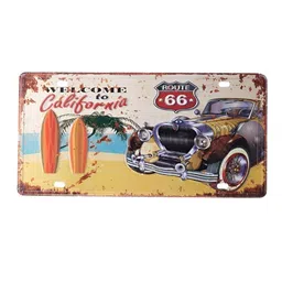 eazy wagon Welcome to California Automobile Wall Decor-picture-32