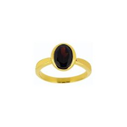 GenZcomplex Gold-Plated Brass Garnet Finger Ring-picture-33