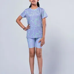 UMILDO Girls Printed T-shirt with Shorts-image-36