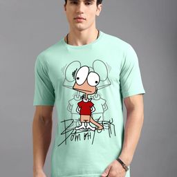 BLUE ARC Men Graphic Printed Round Neck Cotton T-shirt-image-24