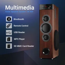I Kall IK005 Bluetooth Tower Speaker System USB, AUX, LED Display 90 W Bluetooth Tower Speaker image 3