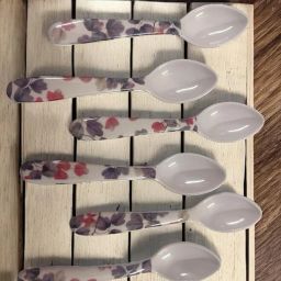 Melamine Floral Design Cutlery Spoon to Enhance Your Tableware Melamine Tea Spoon Set-image-64