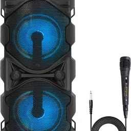 Eccellente Speaker with 1 Mic for Karaoke & Guitar Input, Portable upto 8 HRs Playback 40 W Bluetooth Party Speaker-35