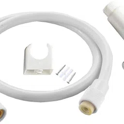 ABS Health Faucet with Flexible Hose Tube (White, 1 Meter) Faucet 02 Health Faucet-image-47