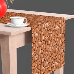 ArtzFolio Brown Geometric Printed Table Runner image 2