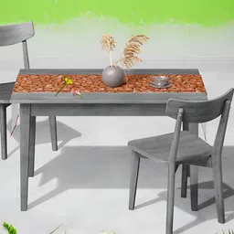 ArtzFolio Brown Geometric Printed Table Runner image 4