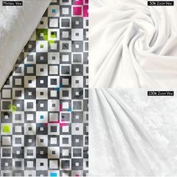 ArtzFolio White & Grey Digital Printed Table Runner image 5