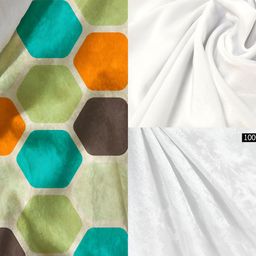 ArtzFolio Green & Orange Digital Printed Table Runner image 5