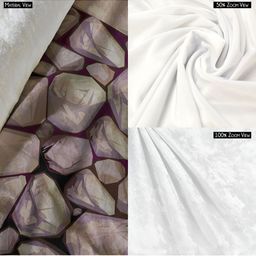 ArtzFolio Grey & Purple Digital Printed Table Runner image 5