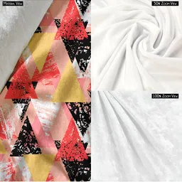 ArtzFolio Pink & Black Abstract Printed Rectangular Table Runner image 5