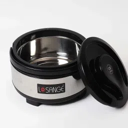 Xllent Collections casserole that'll help you serve hot and delicious food to your family and guests. Designed to keep cooked food hot for hours, it'll eliminate the need of warming it multiple times before serving, which often results in losing the original flavor and aroma of spices and herbs. The high-quality stainless steel material offers strength, toughness and durability to this casserole. It is resistant to corrosion and can be easily washed clean by hand or in the dishwasher to maintain its luster and finish. Cook and Serve Casserole-image-7