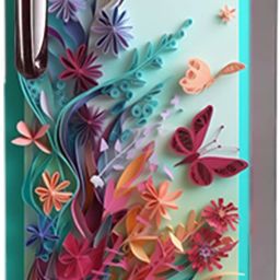 49 inch Fridge Single Door Wallpaper Sticker Wrap For Refrigerator (Size 24x49 inch) Self Adhesive Sticker-image-21