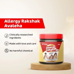 dr.satnam's arogyam ayurveda Allergy Rakshak Avaleha Immunity Booster Combo Chyawanprash Builds Strength image 4