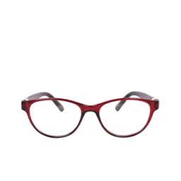 OPTIFY Unisex Clear Lens & Red Cateye Sunglasses with UV Protected Lens image 5