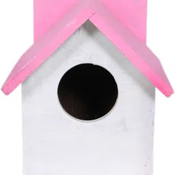 ganga enterprise Bird House Nest for Sparrow and other Garden Birds Pack of 2 Different Color Bird House image 3