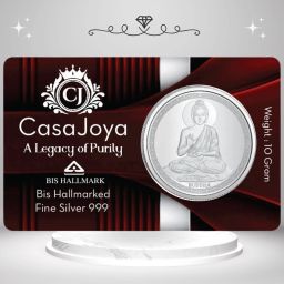 SILVER_Budha_10GM S 999 10 g Silver Coin-image-96