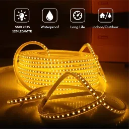 2835 Ultra Bright LED False Ceiling Cove Light (05 Mtr) Orange, With Adapter Recessed Ceiling Lamp-12