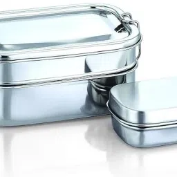 Rectangular-Lunch box 3 Containers Lunch Box-23