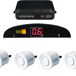 celix PARKSENS1c58 Car Reverse Parking Sensor with LED Display 200-30cm Range- White Parking Sensor-picture-38