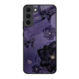 QRIOH Floral Printed Samsung Galaxy S22 Back Case Mobile Accessories-picture-0