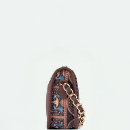 ZOUK Printed Structured Sling Bag image 4