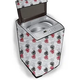 The Furnishing Tree Washing Machine Cover Coralheart Pattern Grey Compatible for Whirlpool 6.2 Kg F-image-85