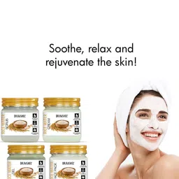 DR.RASHEL Set Of 4 Rice Water Scrub, Gel, Face Pack & Cream - 380 ml Each image 3