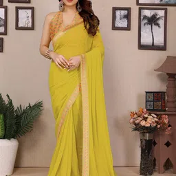 all about you Zari Pure Georgette Saree-image-55