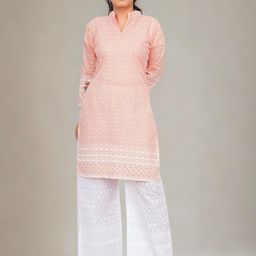 Mytrendzs Women Peach Kurtas-picture-58