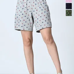 BAESD Women Printed High-Rise Shorts-picture-44