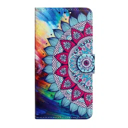 PEEPERLY Abstract Printed Samsung Galaxy S23 Plus 5G Flip Case Mobile Accessories-16
