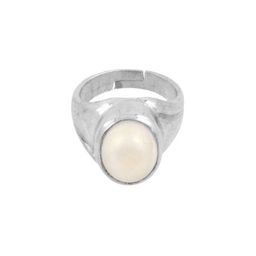 GenZcomplex Silver-Plated Brass Pearls Finger Ring-image-79