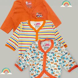 Baby Story Kids-Unisex Orange Tshirts-image-13
