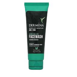 DERMINA Vitamin E & Charcoal Beads Skin Brightening Face Wash 60 g-45