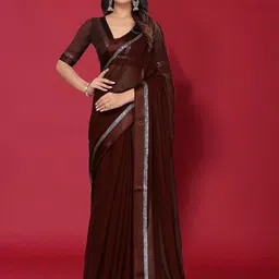 Avojee Zari Saree With Blouse Piece-image-92