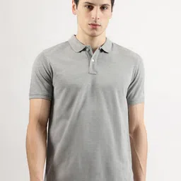 Reebok Men Solid Polo Collar Cotton T-shirt-image-39