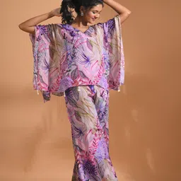 Morchari Printed Top With Trousers Co-Ords-picture-8