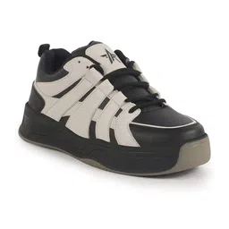 FAUSTO Men Colourblocked Lightweight PU Sneakers-image-65