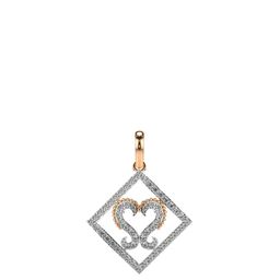 VALANOVA Women 18Kt Rose Gold Lab Grown Diamond Pendant 1.48 gm-picture-41