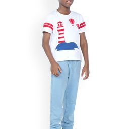 PILOLO Kids Cotton Denim Joggers-image-16