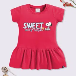 YK X Minute Mirth Peanuts Printed A-Line Dress-picture-41