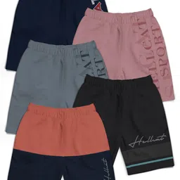 HELLCAT Boys Typography Printed Shorts-12