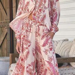 Routes by All About You Printed Shirt With Trouser Co-Ords-image-14