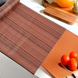 Aura Coffee Brown Set of 1 Water Resistant Shelf Liner Organisers-13