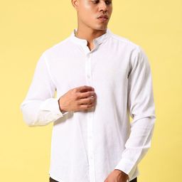 V-Mart Mandarin Collar Cotton Shirt-image-32